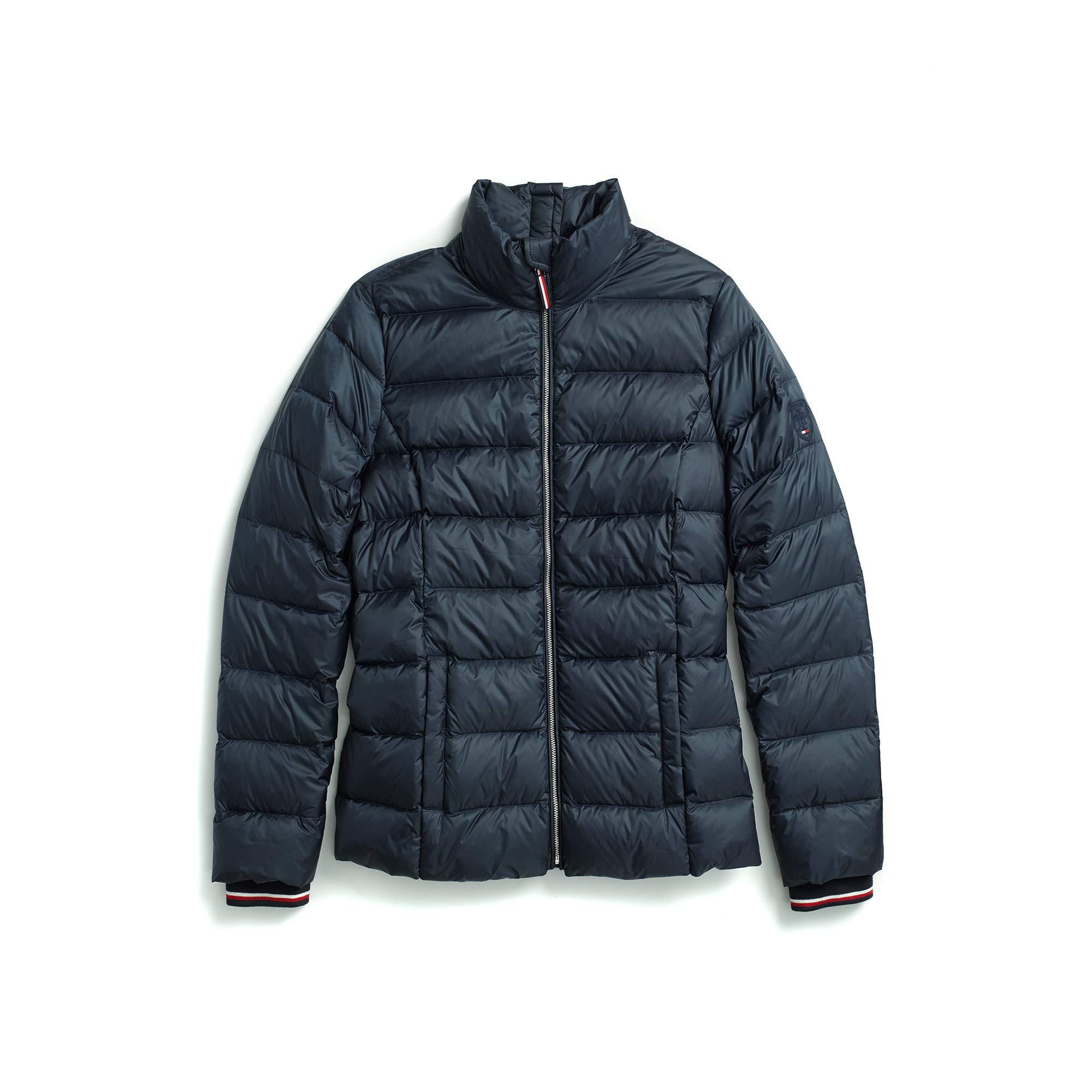 Tommy Hilfiger Womens Adaptive Quilted Jacket with Magnetic Zipper