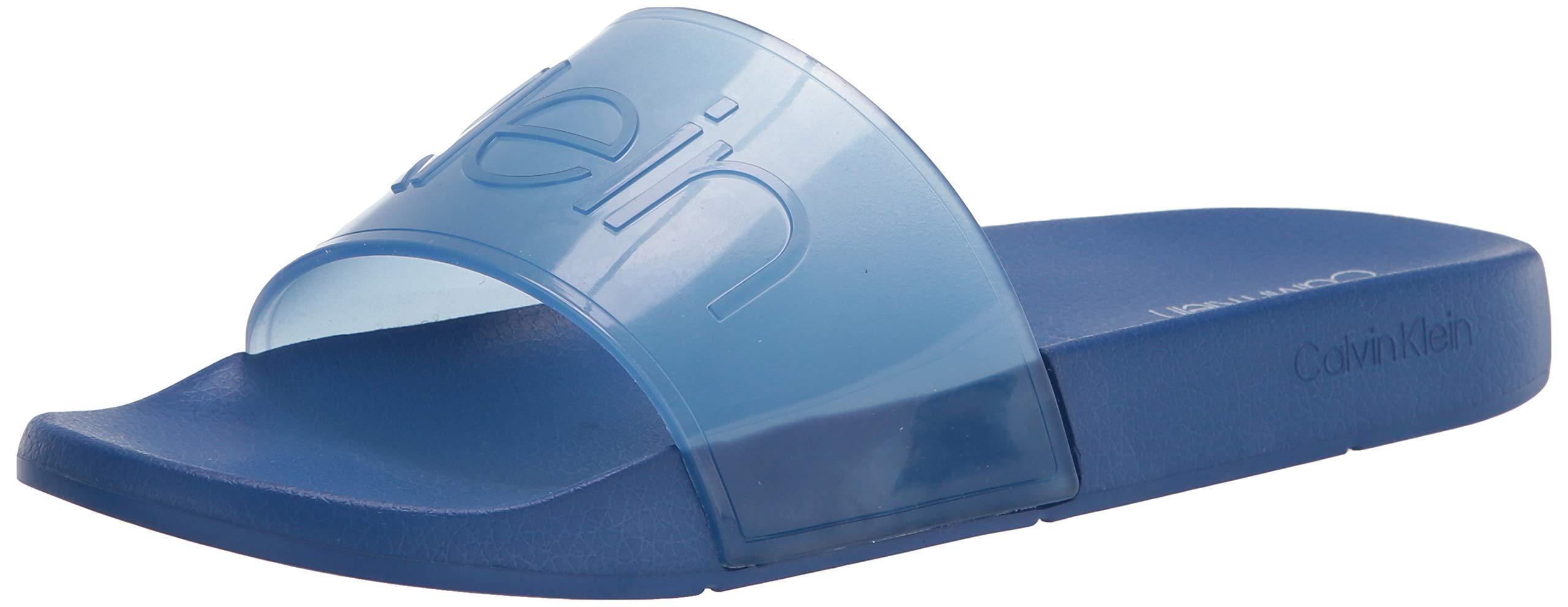 mens calvin klein slides