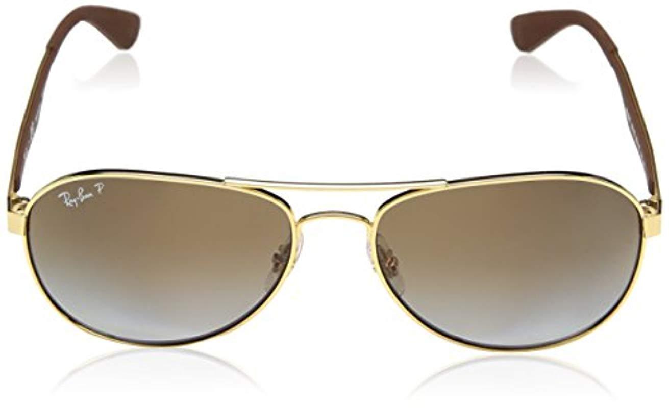 Ray Ban Rubber Rb3549 Aviator Sunglasses Gold Polarized Brown Gradient 61 Mm Save 21 Lyst Ray Ban Rubber Rb3549 Aviator Sunglasses Gold Polarized Brown Gradient 61 Mm Save 21 Lyst