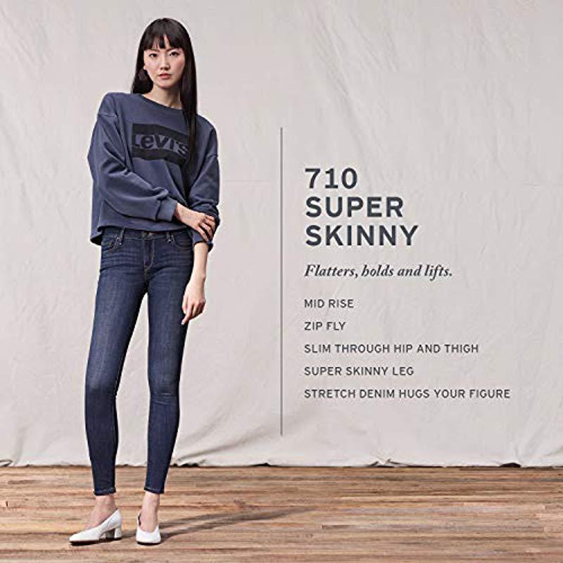 levi's women's 710 super skinny jeans