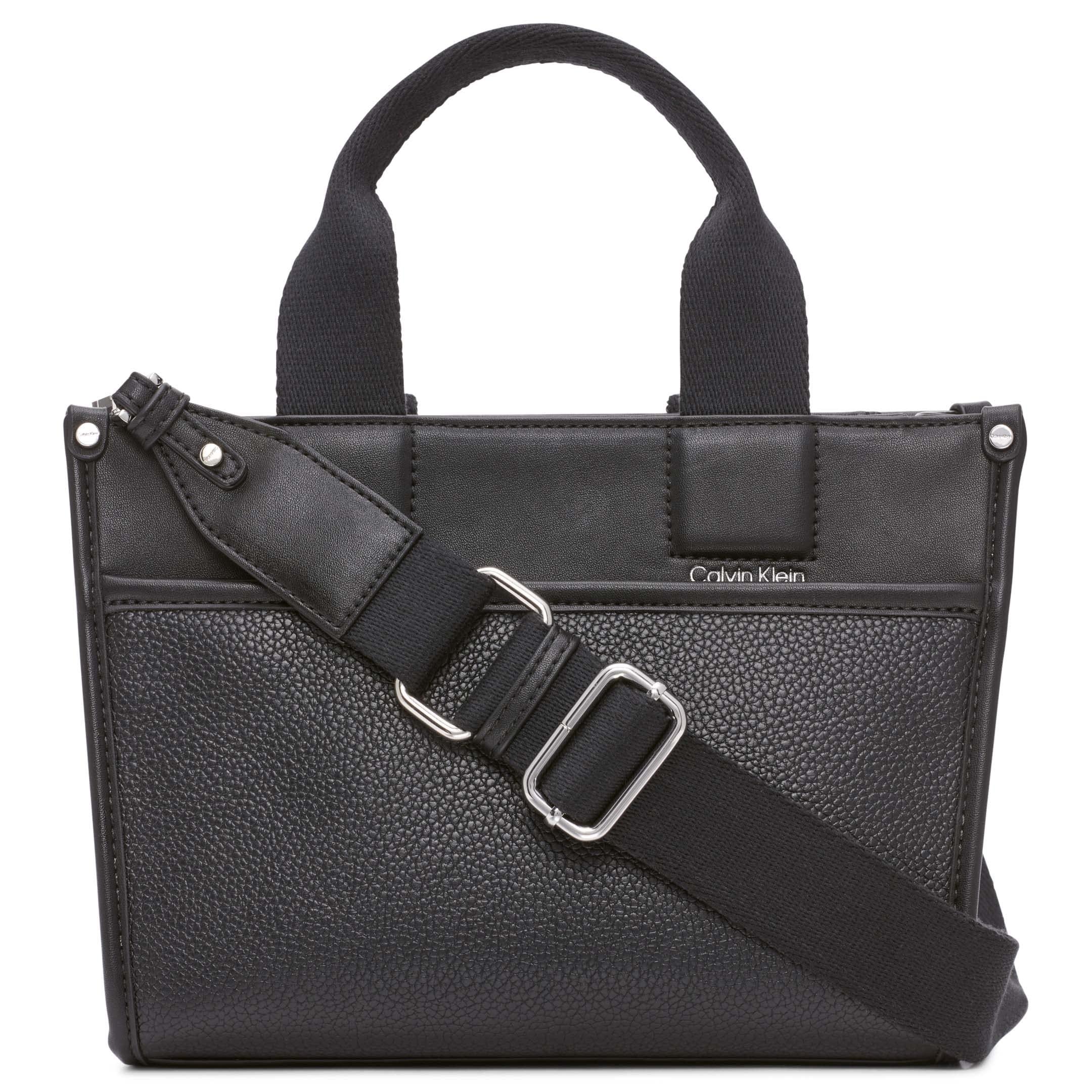 Calvin Klein Elements Top Zip Satchel in Black Lyst