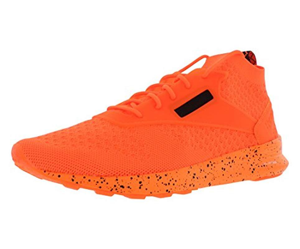 Reebok Rubber Zoku Runner M Sneaker in Orange for Men - Lyst