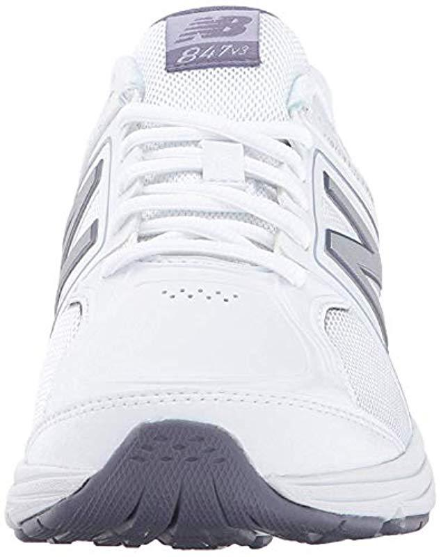 New Balance 847v3 Walking Shoe in White | Lyst