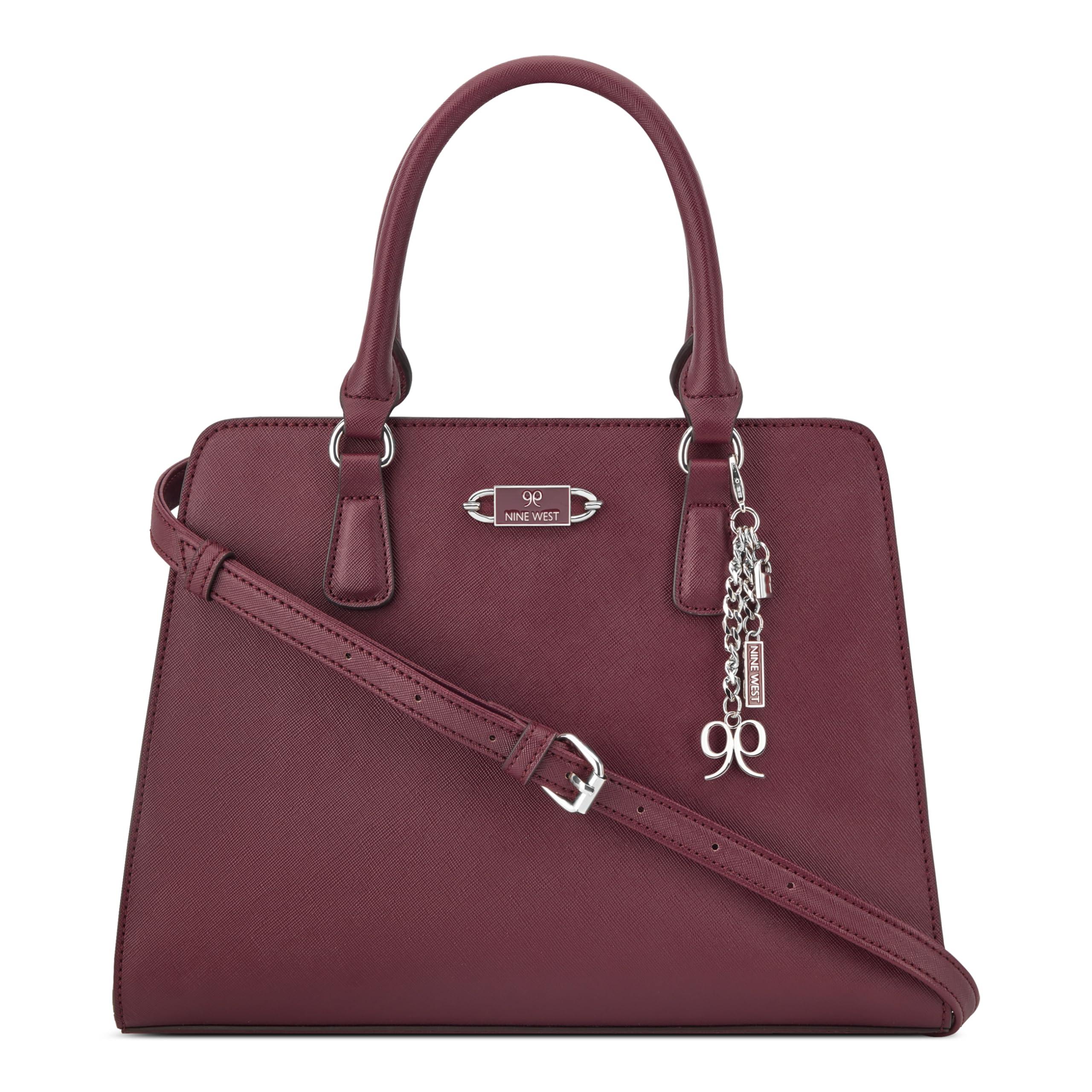 Nine West Handbags Nine West Leonel Comp Satchel Bag In Black