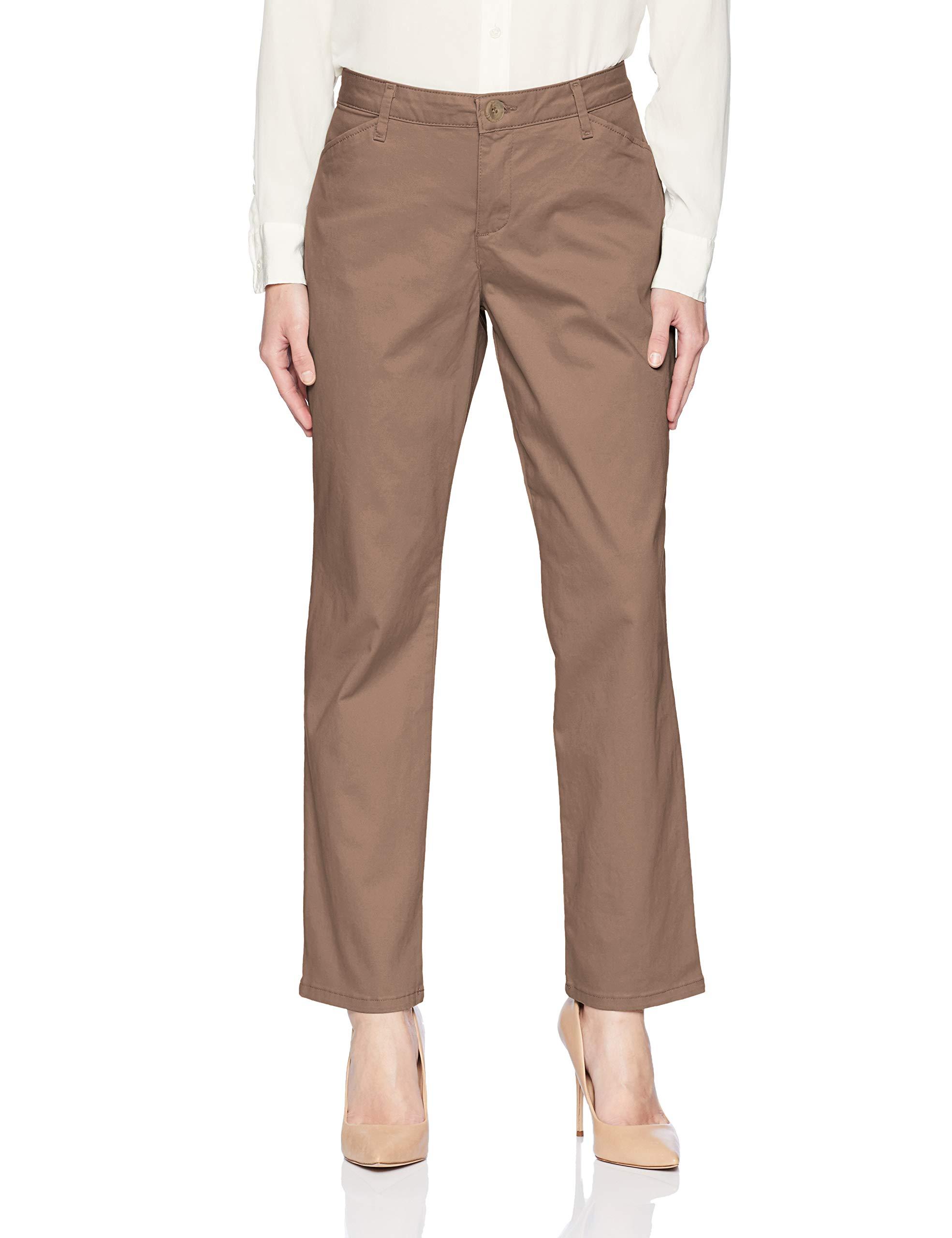 Lee Jeans 's Petite Relaxed Fit All Day Straight Leg Pant in Brown - Lyst