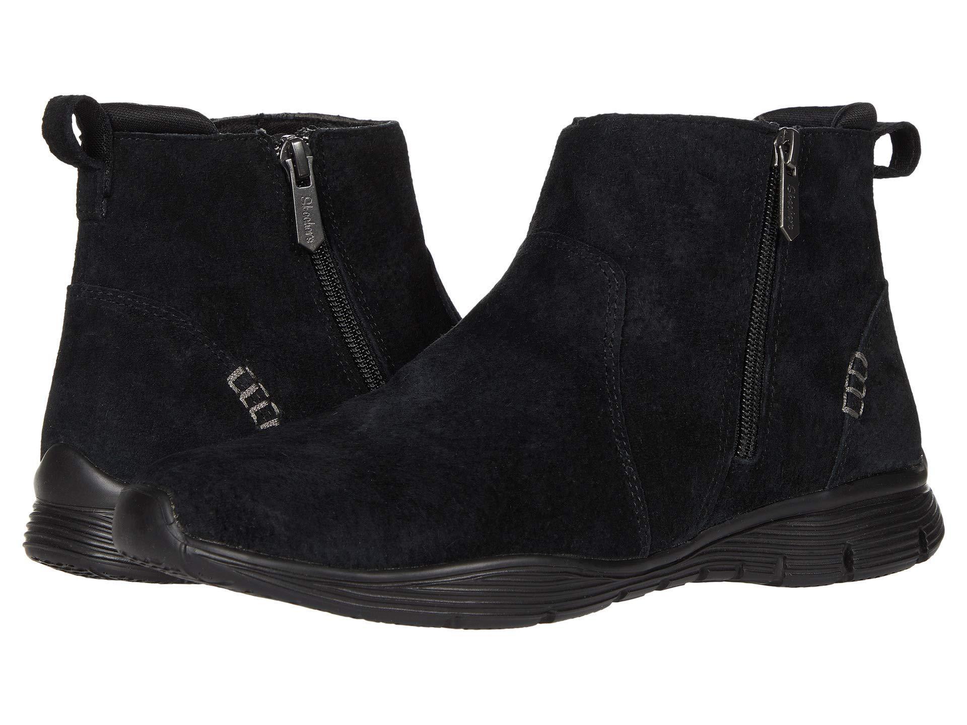 Skechers Suede Seager - Bobble in Black 