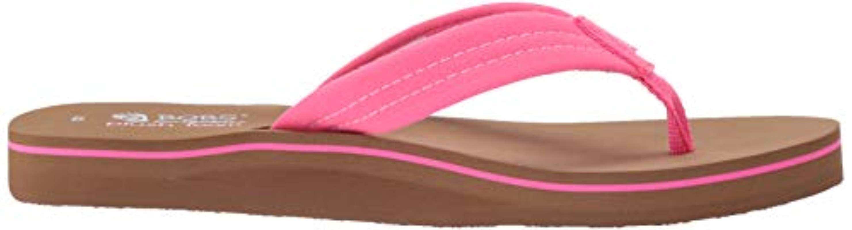 Skechers Synthetic Bobs Sunset Flip-flop in Neon Pink (Pink) - Lyst