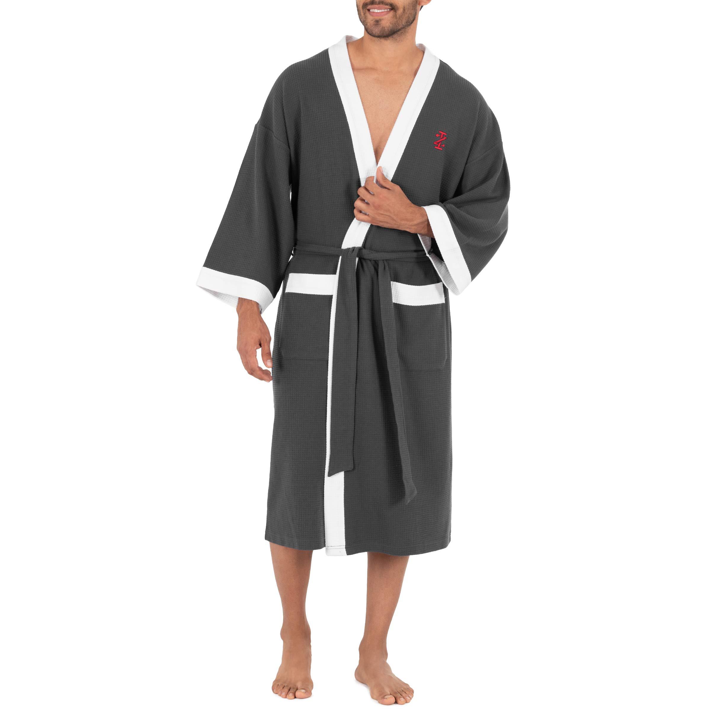Izod Mens Waffle Knit Kimono Bathrobe for Men Save 8 Lyst