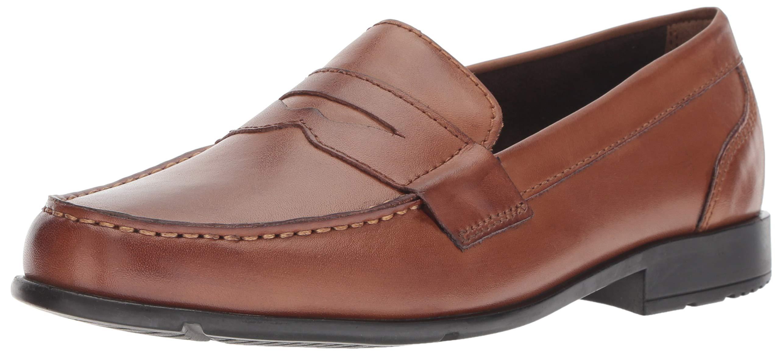 rockport leather penny loafer