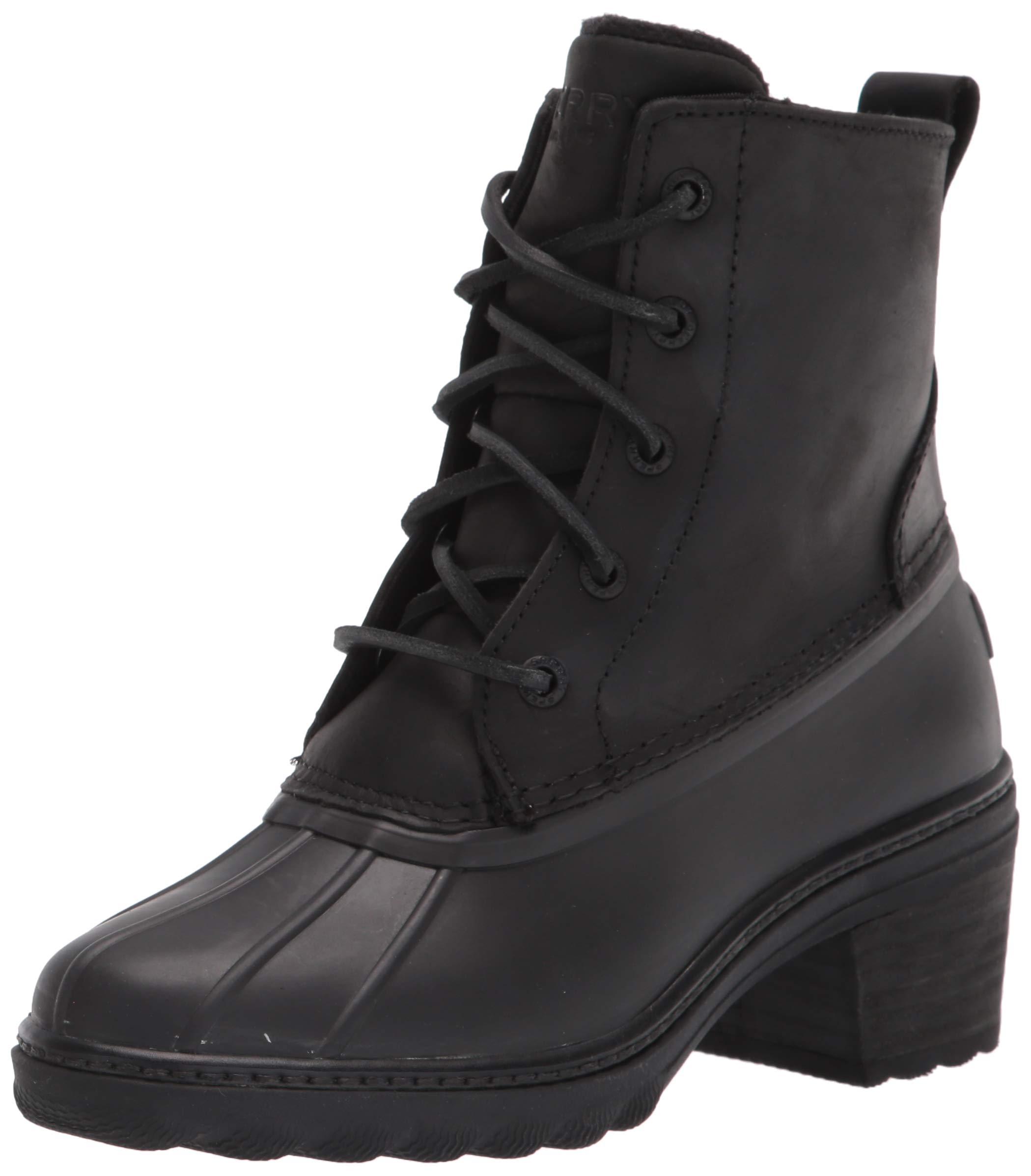 sperry saltwater heel leather duck boot