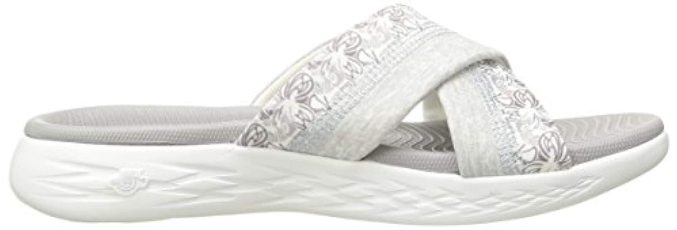 Women's Skechers Performance, On The Go 600 Monarch Slide Sandals | Peltz Shoes