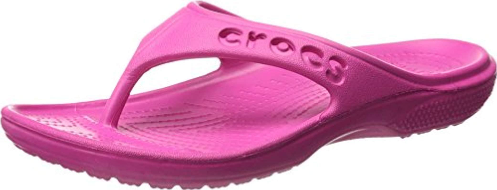 Crocs™ And Baya Flip Flop in Pink | Lyst