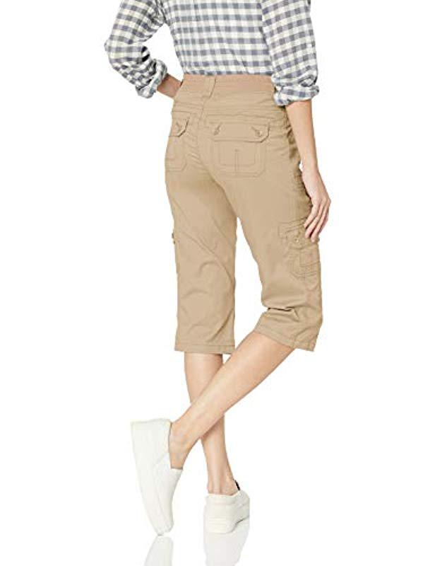 lee relaxed fit cargo capris
