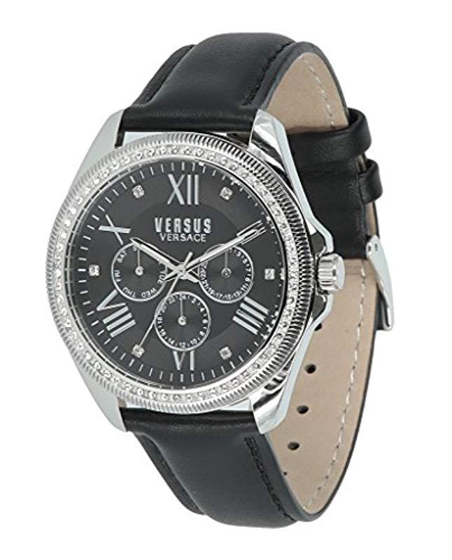 versus versace elmont stainless steel white dial ladies watch