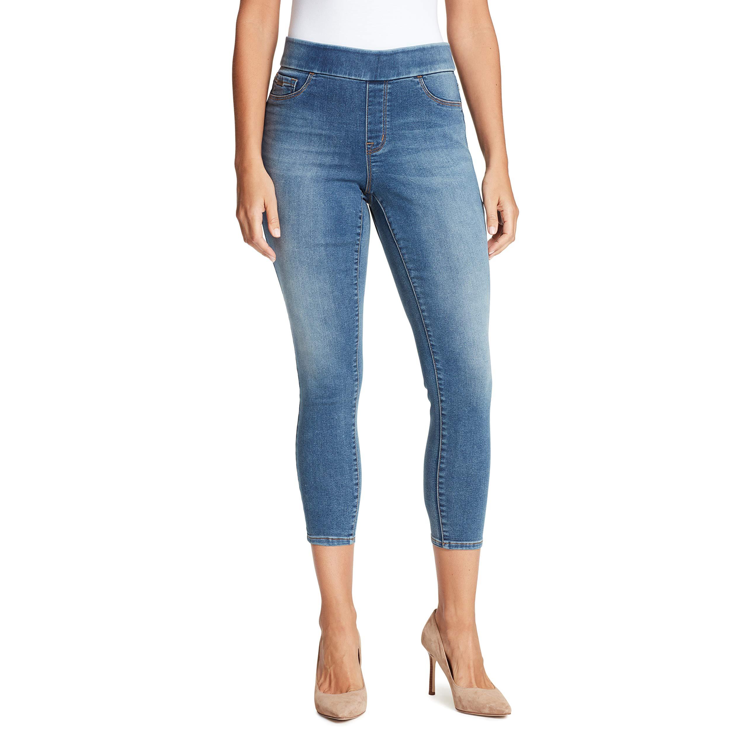 Denim Heidi Sleek Pull On Crop Legging 