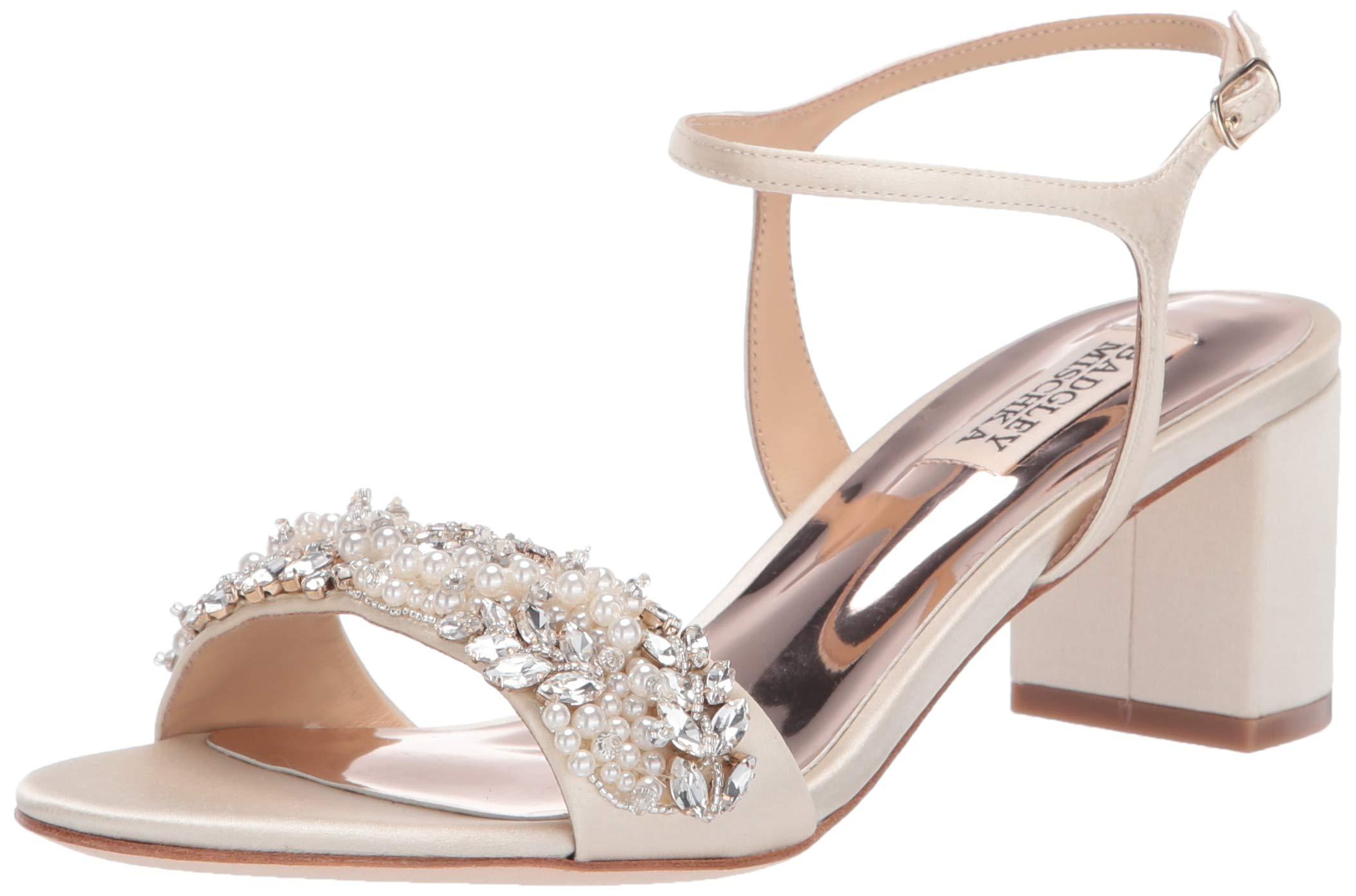 badgley mischka heeled sandals