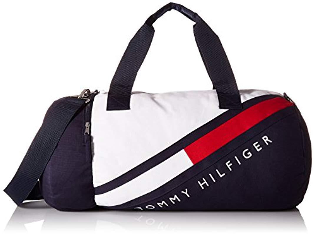 Tommy Hilfiger Unisex Adults Duffle Sporty Tino Duffel Bags in Black | Lyst