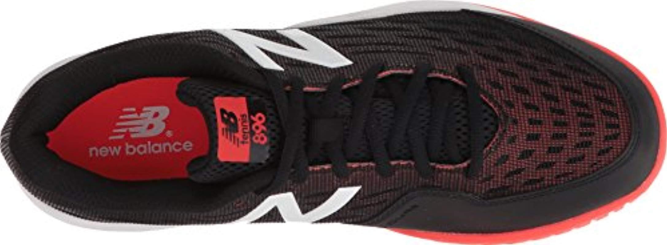 new balance men's 896v2 hard court tennis shoe