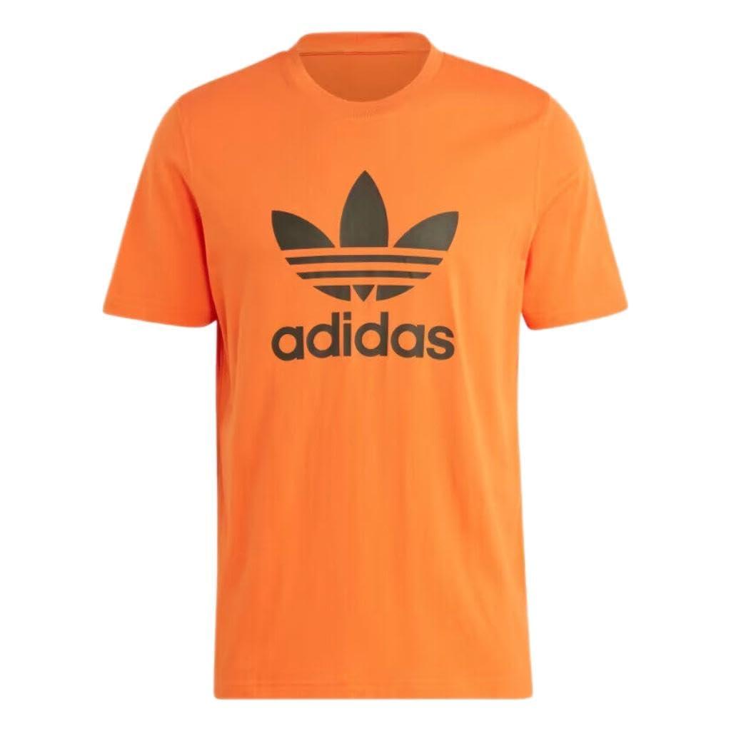 Orange and black store adidas shirt