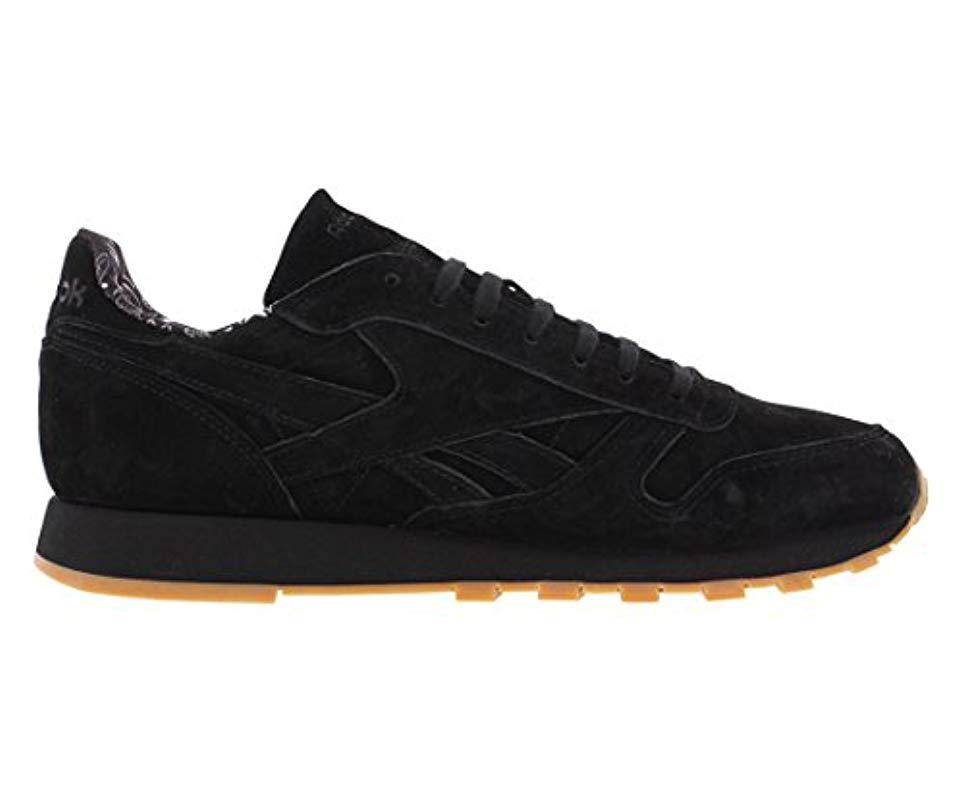 Reebok Classic Leather Tdc Fashion Sneaker in Black for Men - Lyst