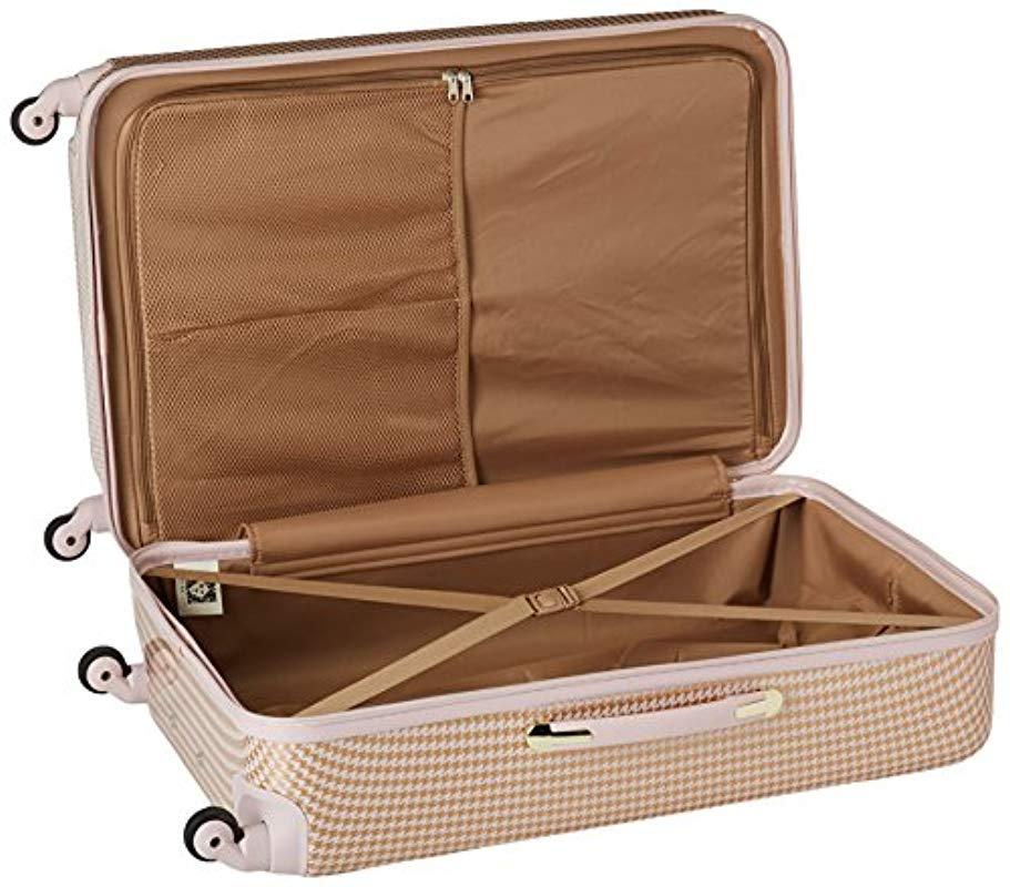 anne klein houndstooth luggage