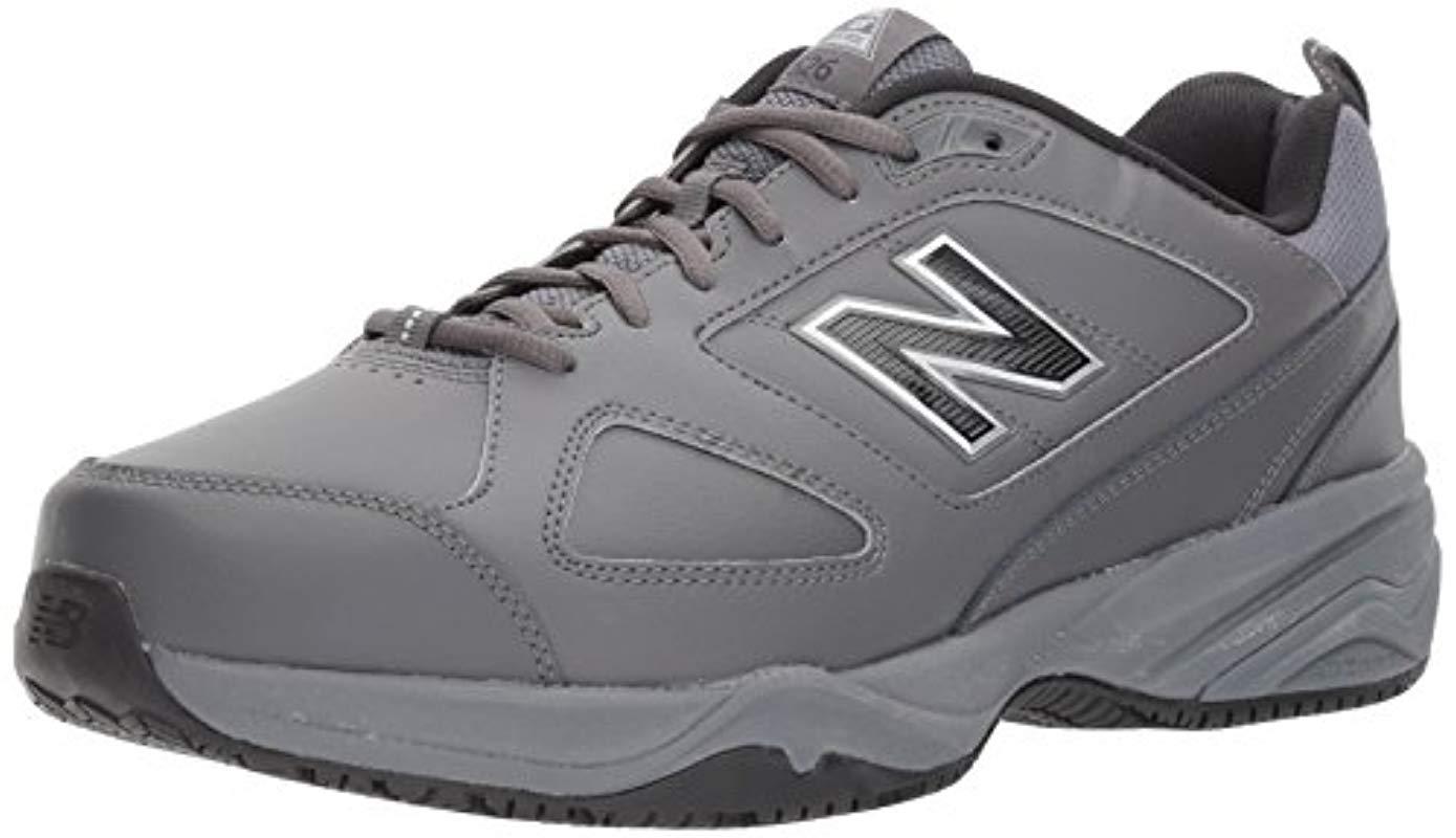 New Balance Mid626k2 Slip Resistant Lace-up Shoes in Gray for Men ...