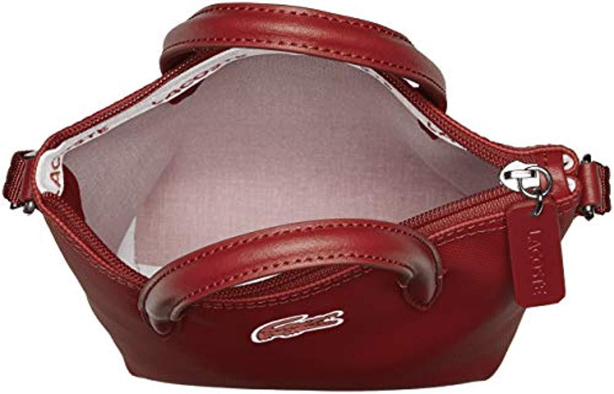 lacoste xs shopping cross bag