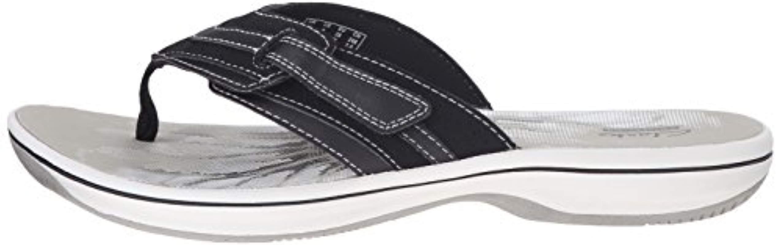 clarks women's brinkley keeley flip flop