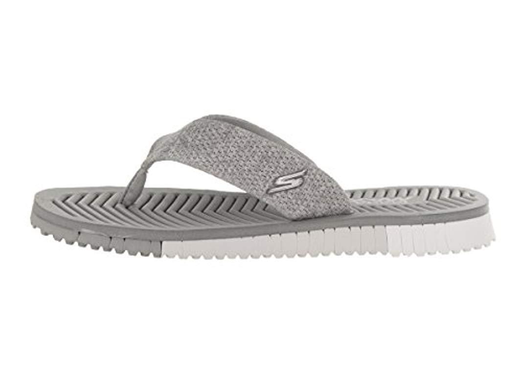 skechers flex flip flops