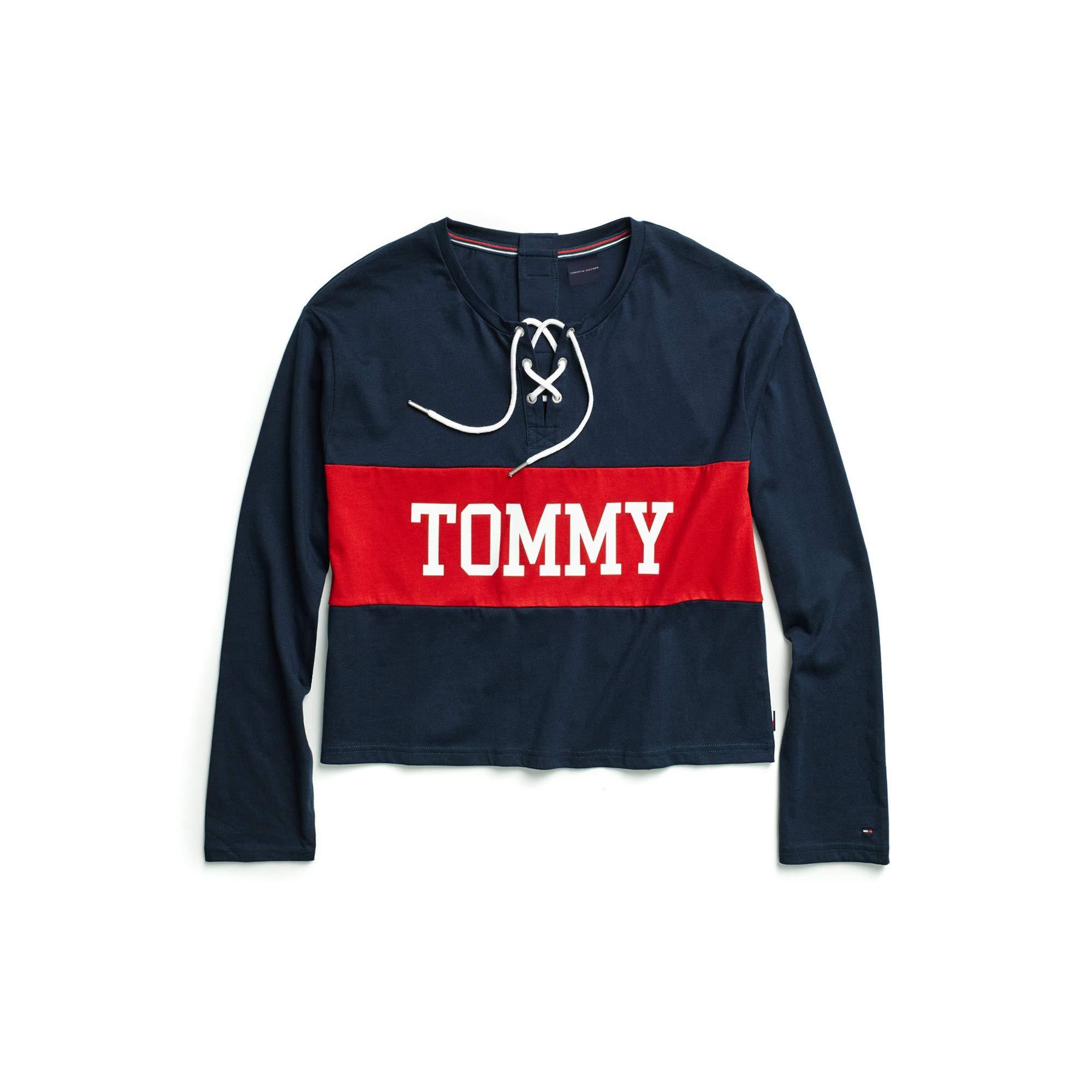 tommy hilfiger crop top t shirt