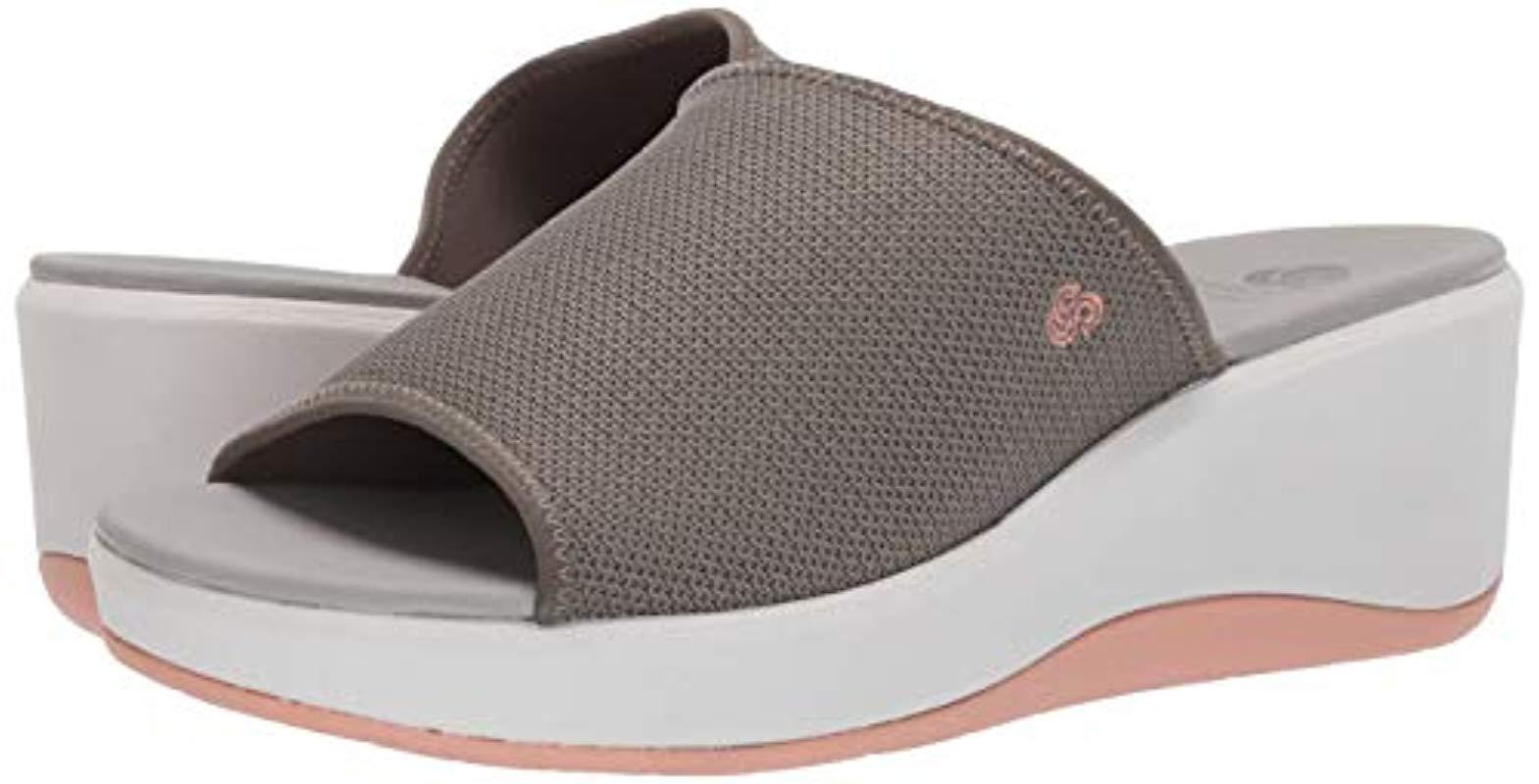 cloudsteppers by clarks step cali bay wedge sandal