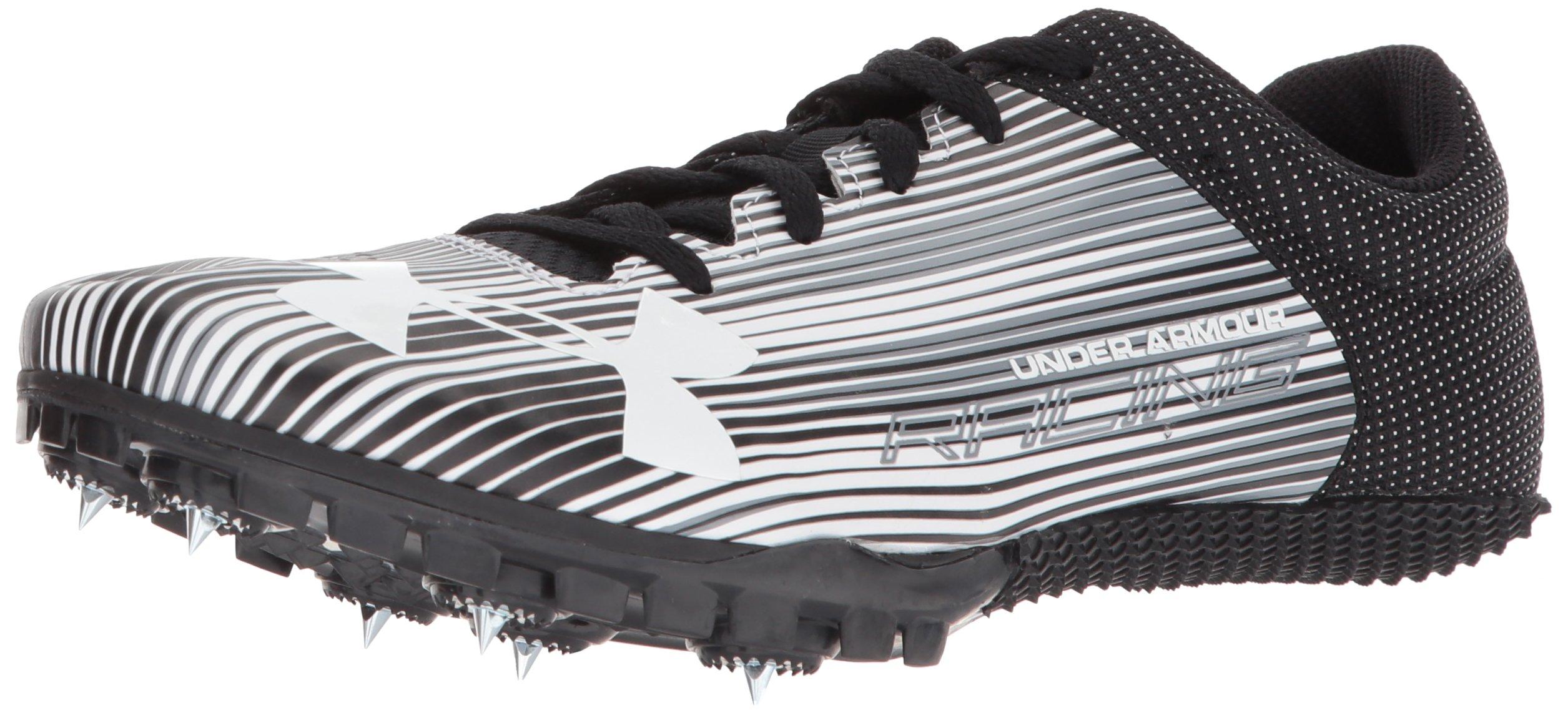Under Armour Synthetic Kick Sprint Spike Running Shoe in White/Black (Black) for Men Save 44