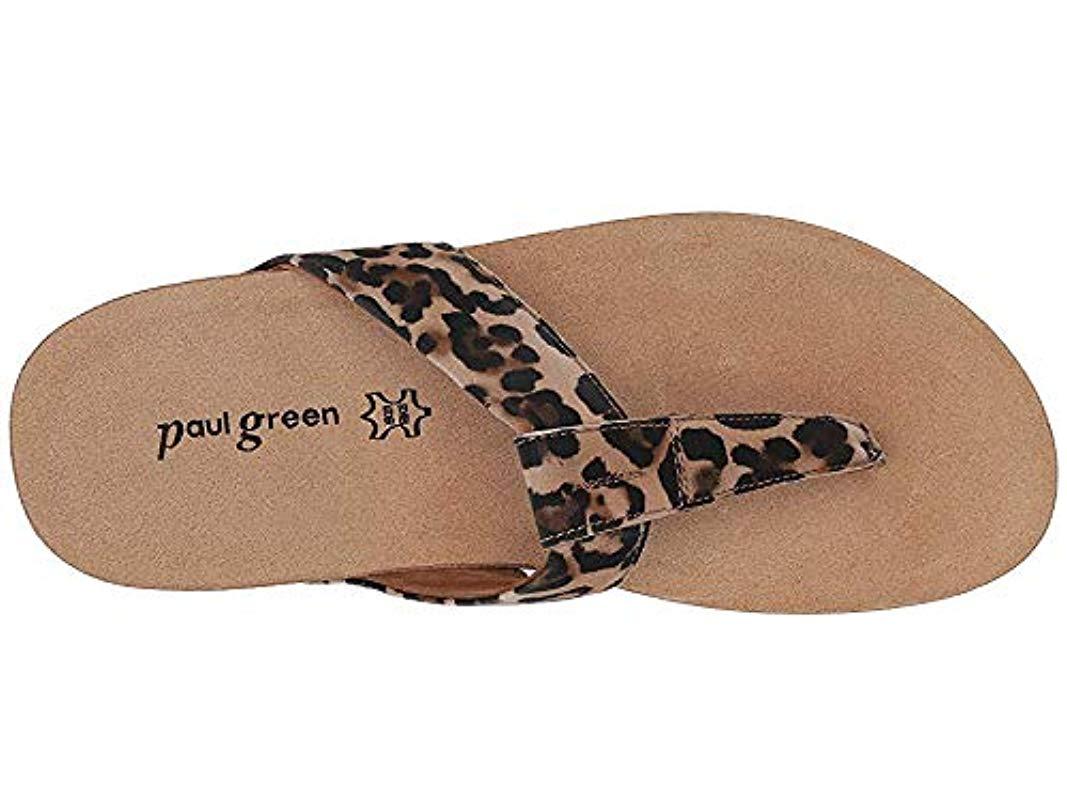 Paul Green Womens Aries Thong Wedge Sandal