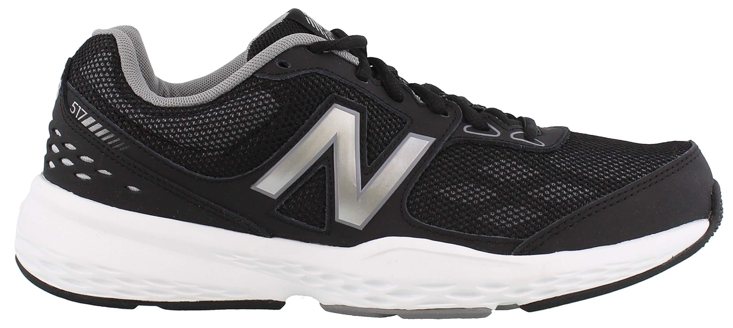 New Balance Synthetic 517 Training Shoe in Black/White (Black) for Men ...