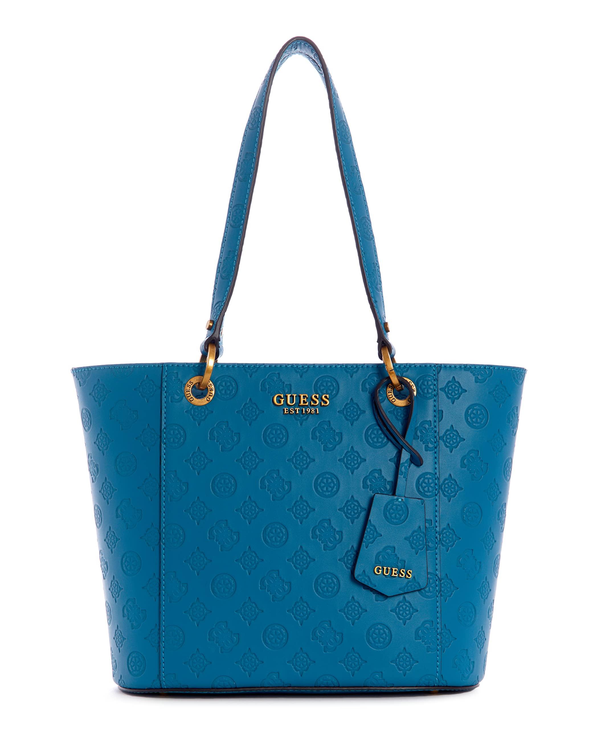 Guess Noelle Small Elite Tote in Blue | Lyst