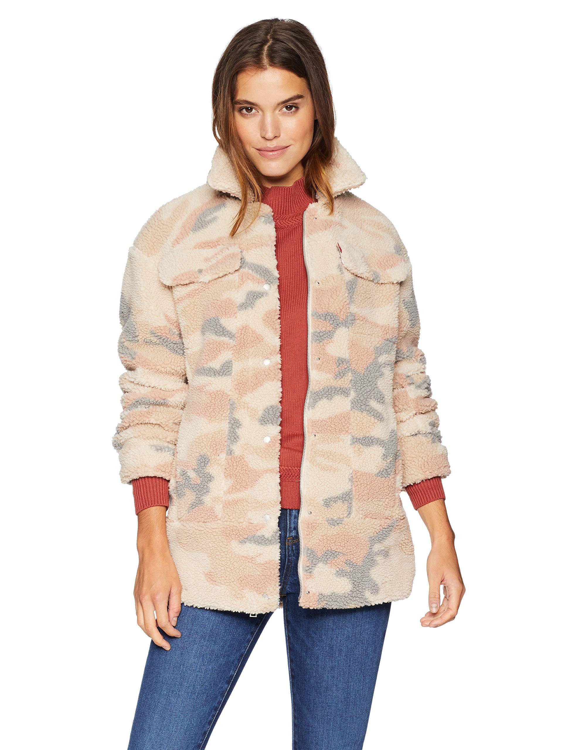 oversized sherpa trucker jacket