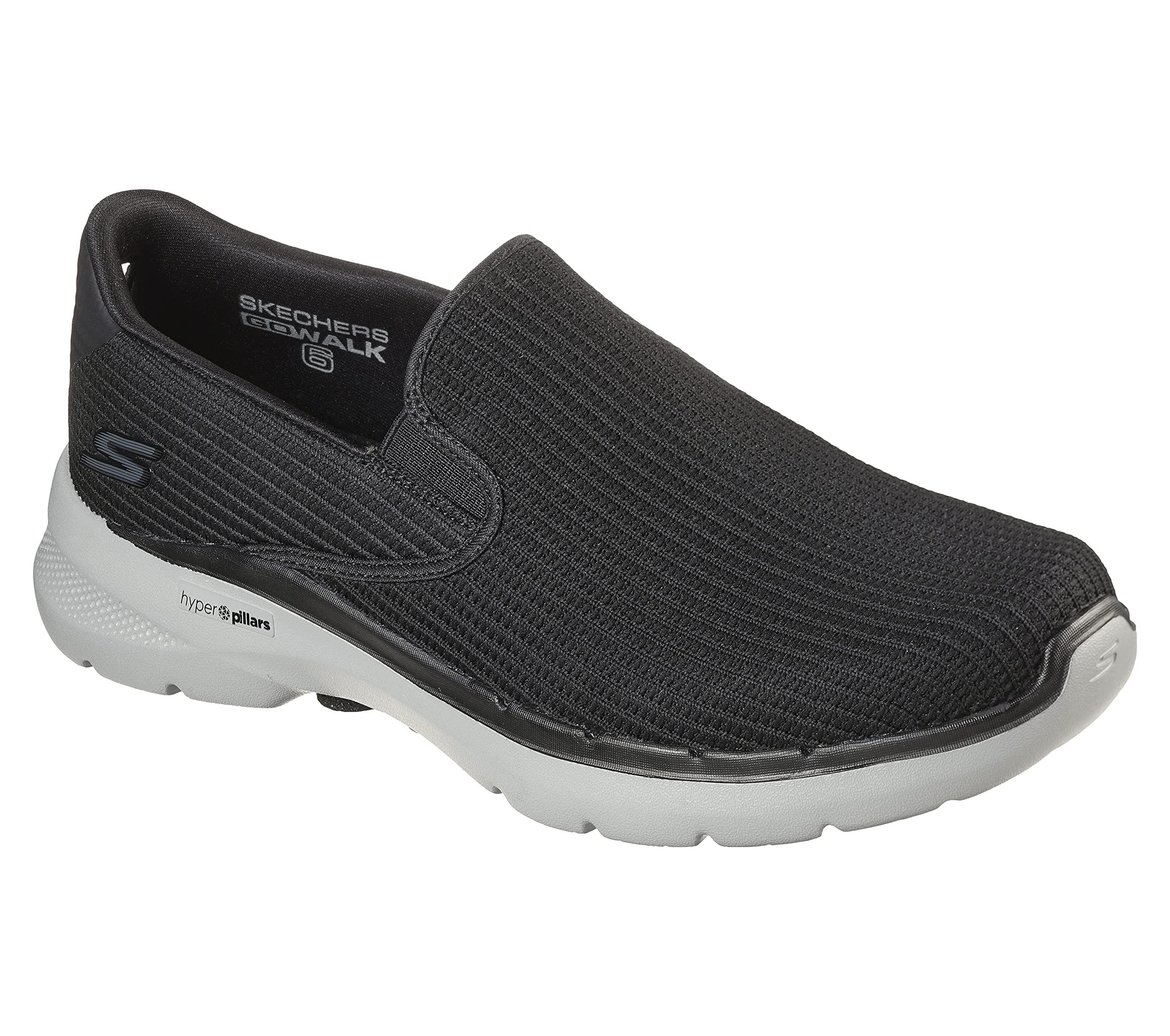 Skechers Synthetic Go Walk 6 - Orva in Black/Grey 2 (Black) for Men - Save  43% | Lyst