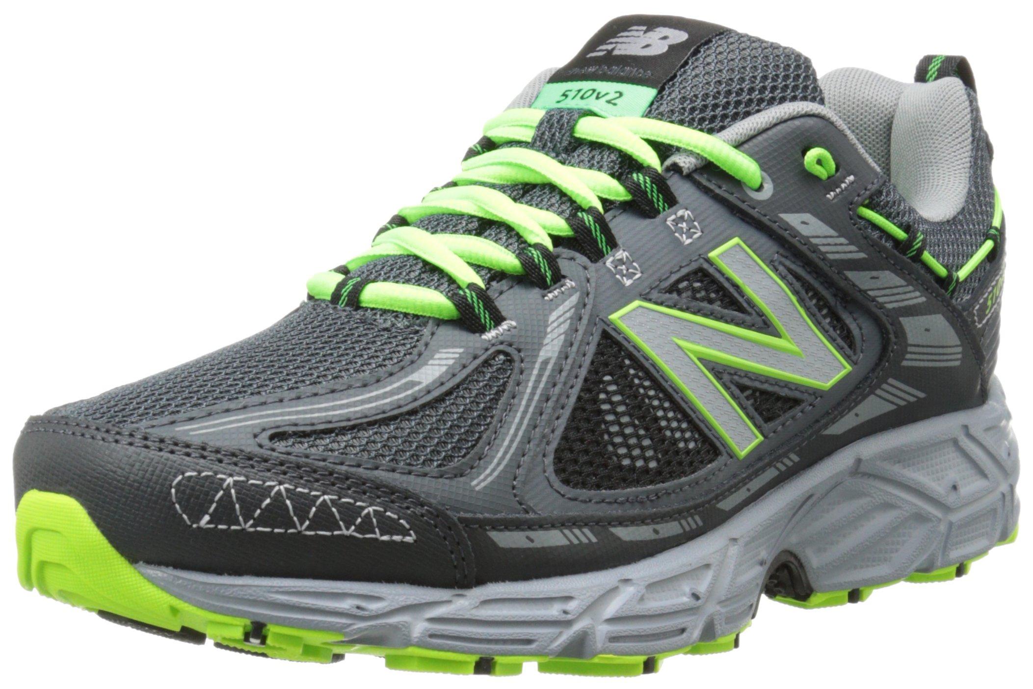 New Balance 510 V2 Trail Running Shoe in Grey/Green (Green) | Lyst