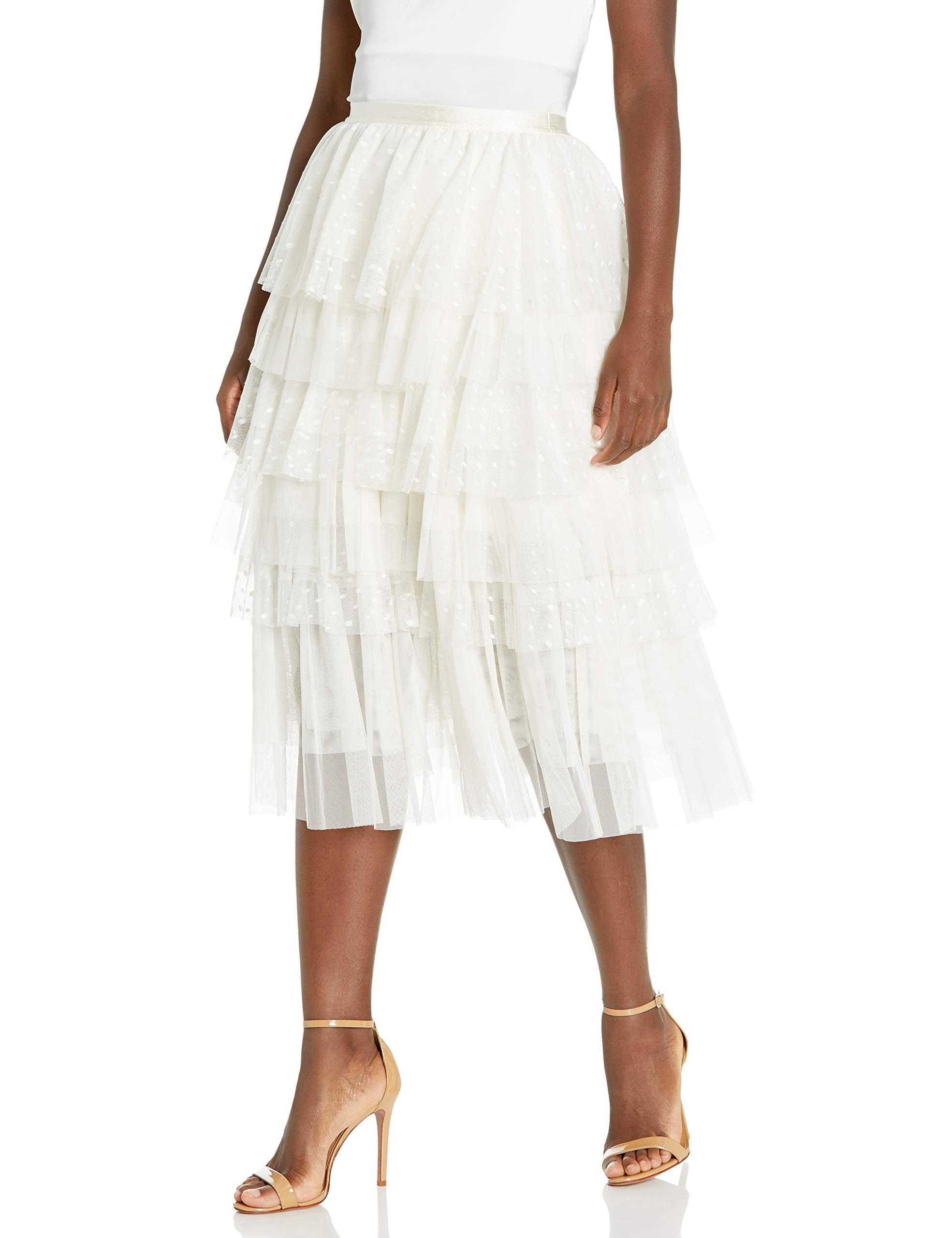 bcbg tulle maxi skirt