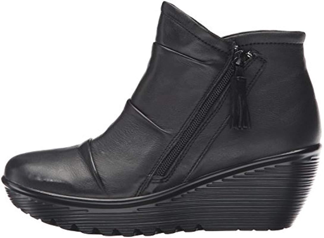 Skechers Parallel-double Trouble Ankle Bootie in Black - Save 30% - Lyst