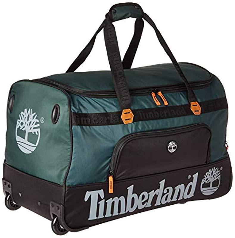 timberland suitcase green