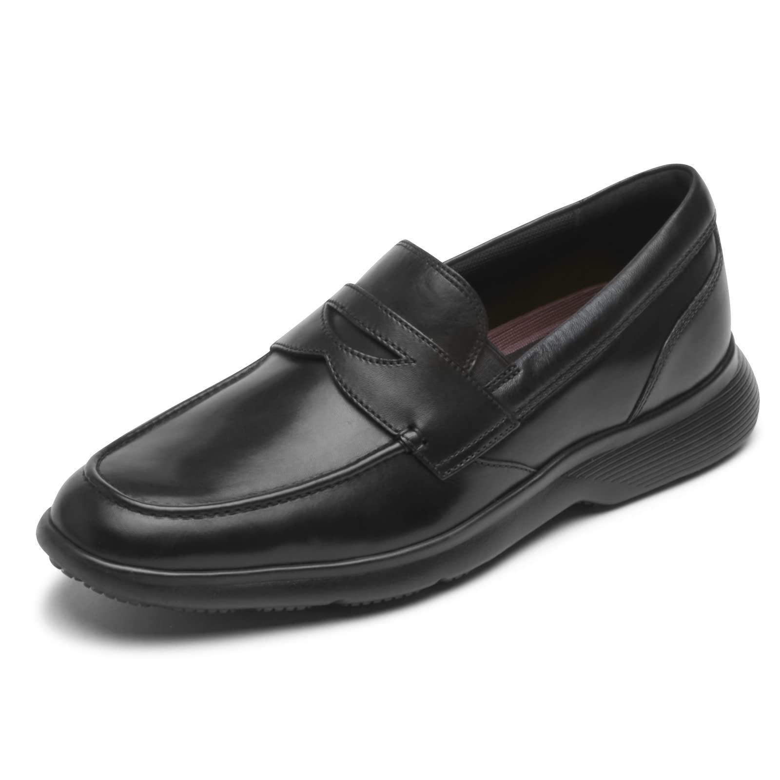 rockport leather penny loafer