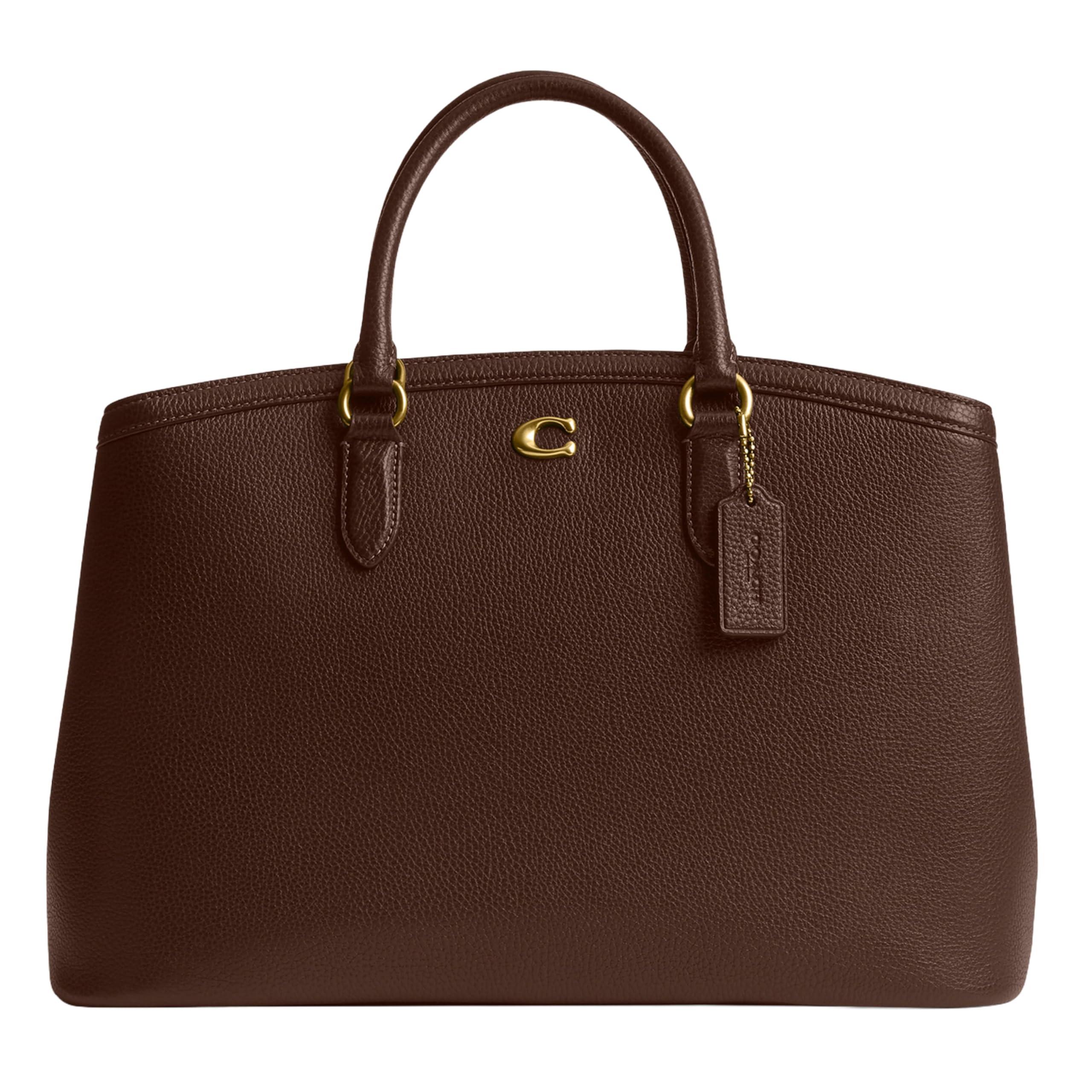 バッグ COACH Legacy Horsebit Leather Tote Brown COACH Legacy Carryall 35 in Brown | Lyst