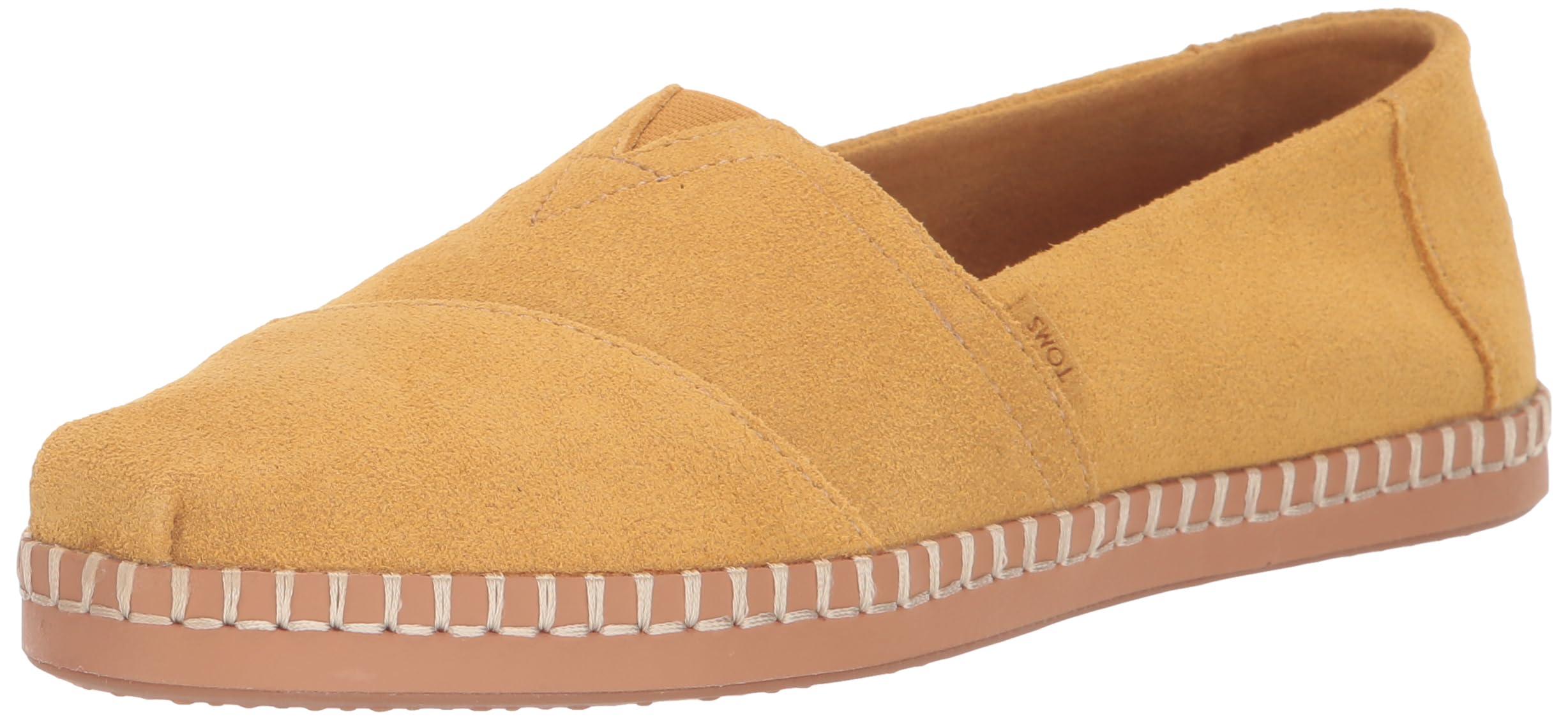 TOMS Alpargata Leather Wrap Loafer Flat in Black Lyst