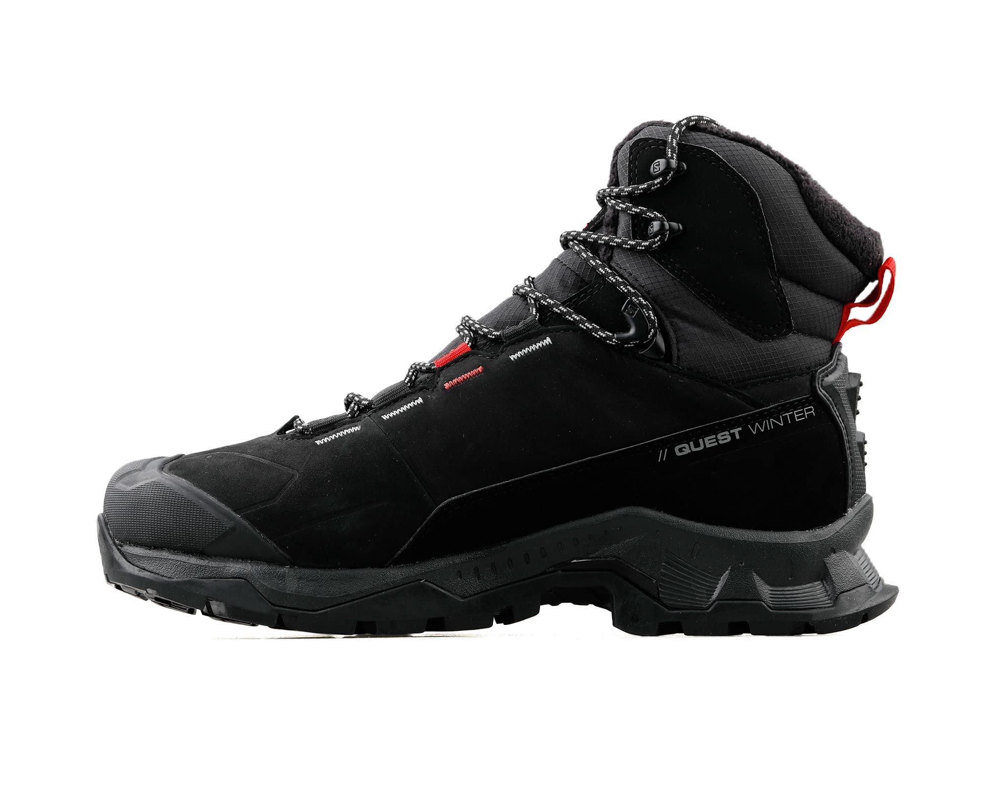 Salomon Quest Thinsulate Clima Waterproof Winter Boots Snow in Black for  Men | Lyst