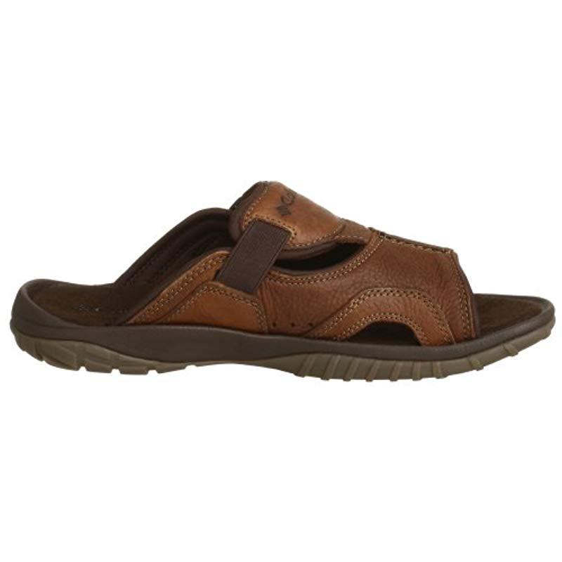 Columbia Slate Slide Iii in Brown for 