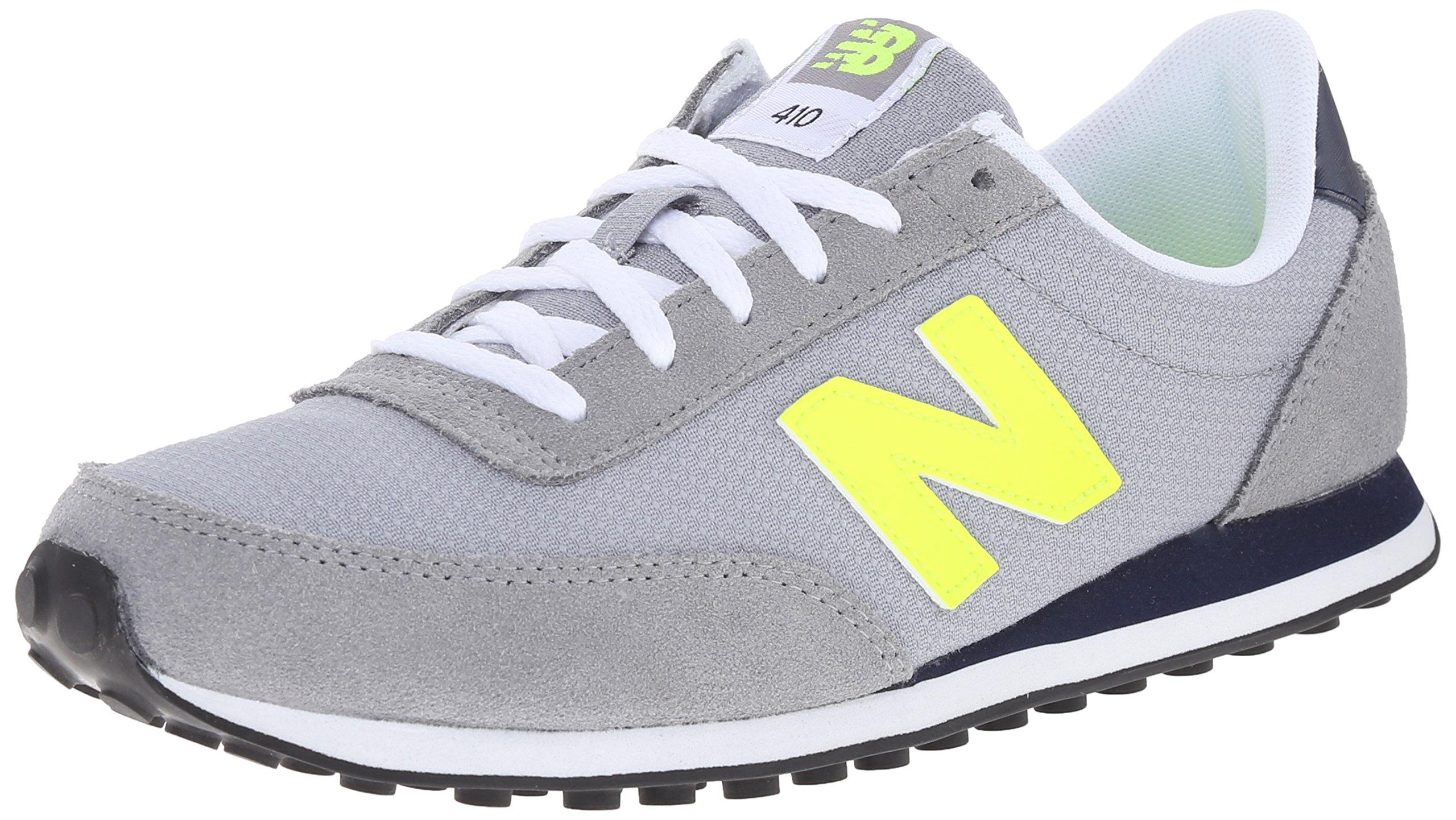 New Balance Suede 410 V1 Sneaker in Grey/Yellow (Black) | Lyst