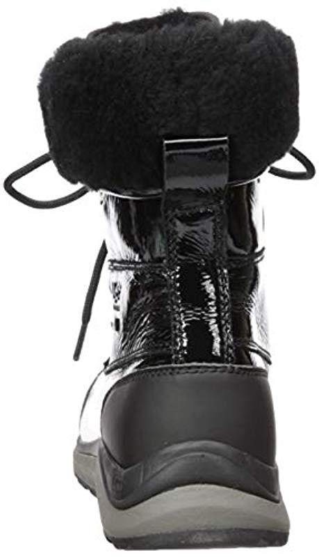 ugg women's w adirondack iii patent snow boot