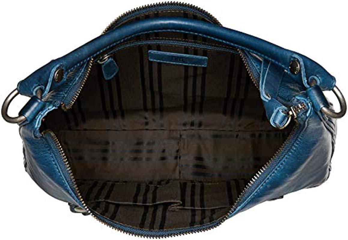 frye blue handbag