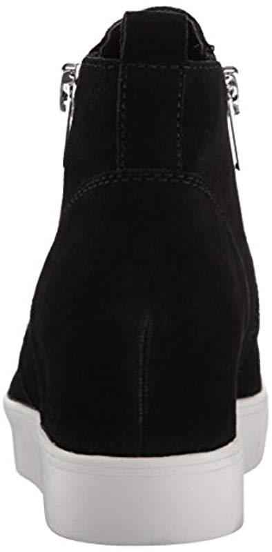 steve madden wedgie black suede